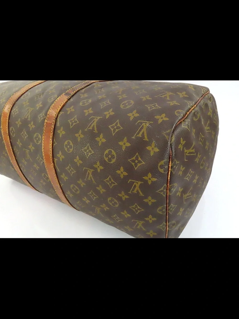 Louis Vuitton Monogram Travel Duffle in Brown and Tan